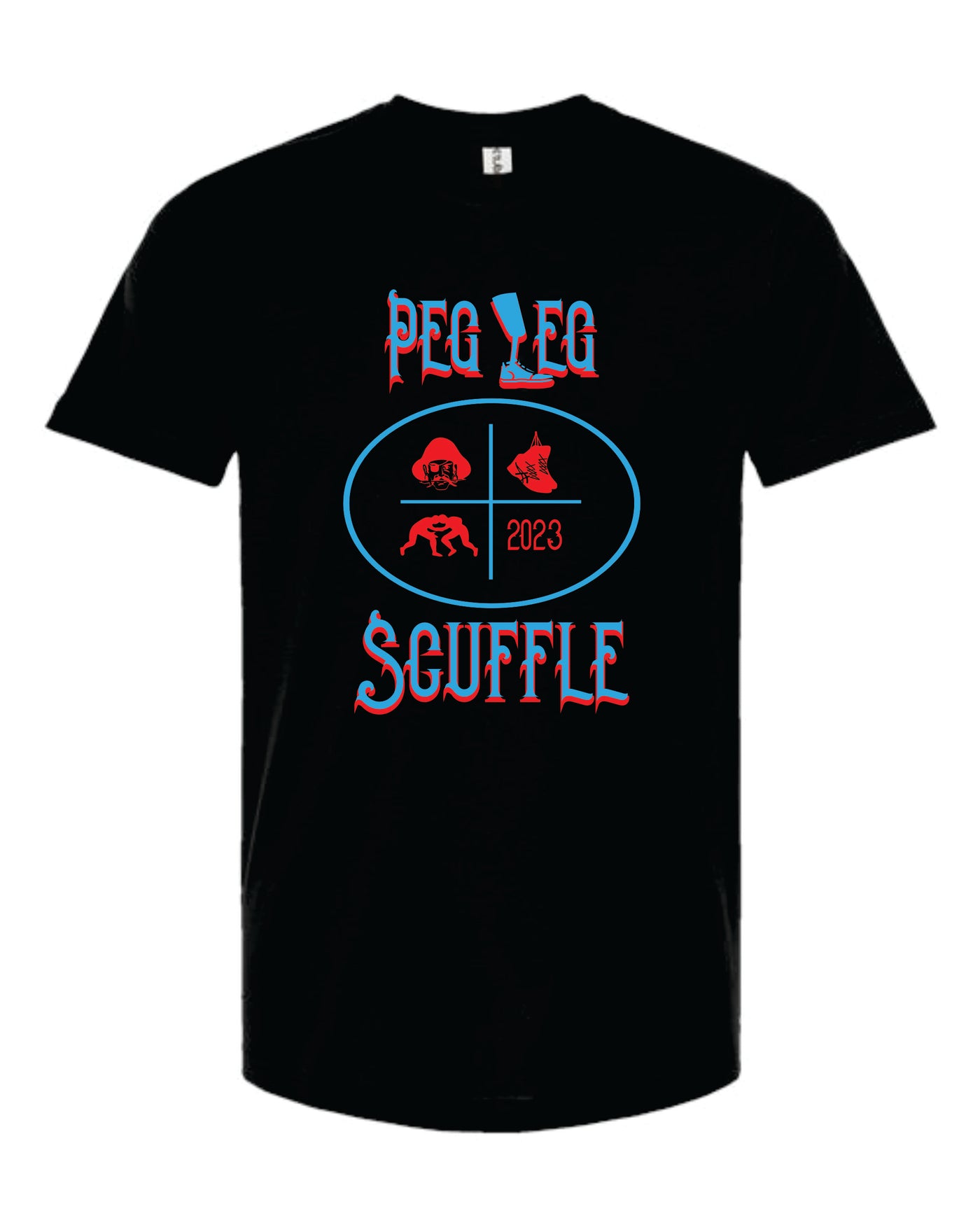 Peg Leg Scuffle Short Sleeve T-shirt