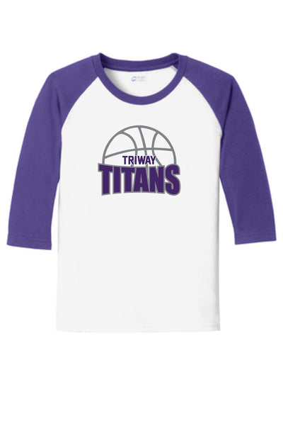 Triway Titans Basketball Raglan Sleeve T-Shirt