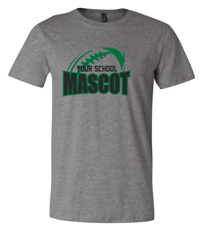 School Mascot Football Short Sleeve T-Shirt