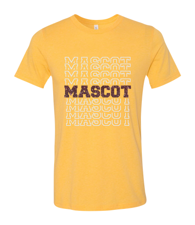Mascot Outline Short Sleeve Graphic T-Shirt