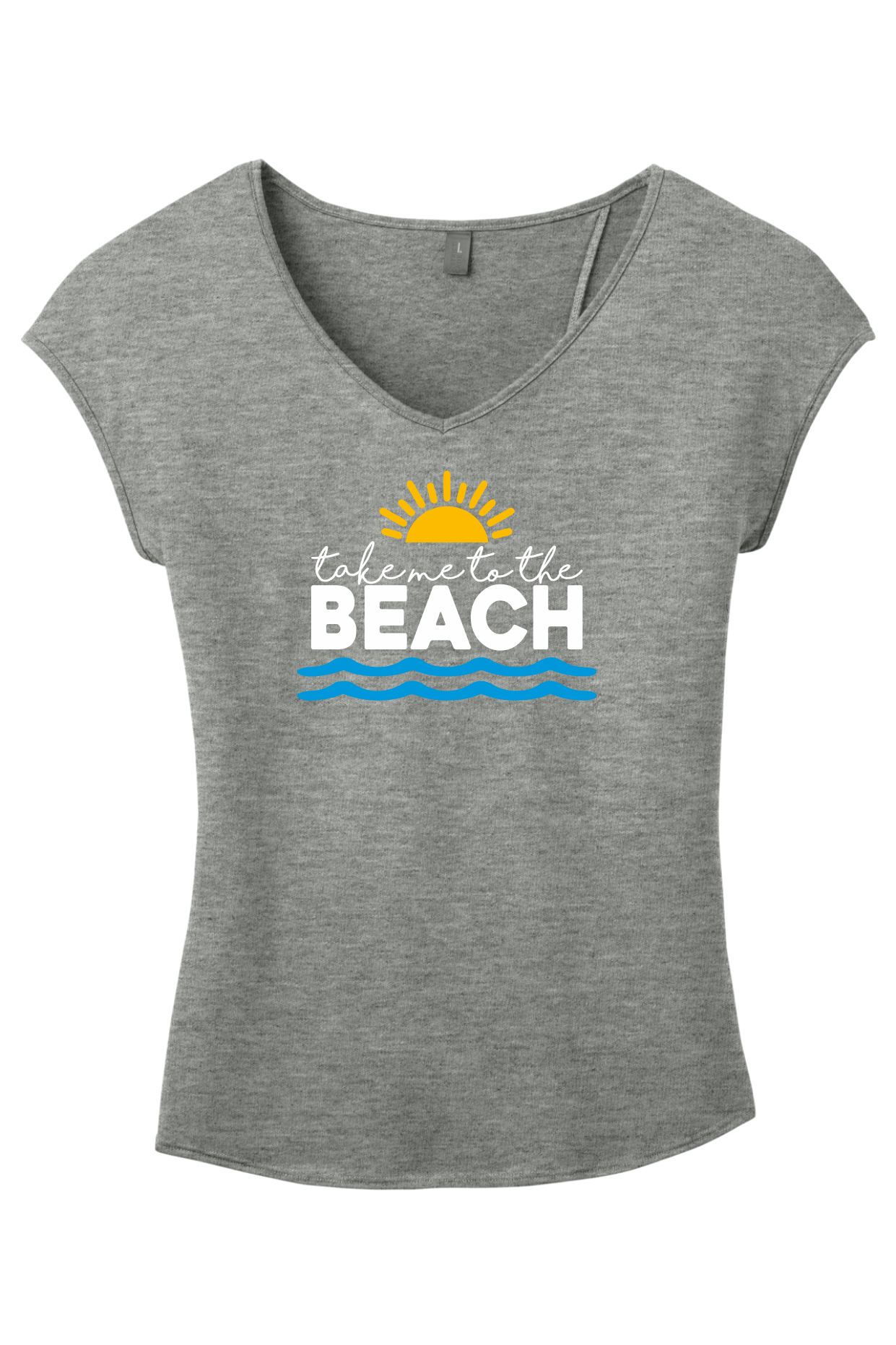 Take Me to the Beach Cross Back Dolman Sleeve T-shirt
