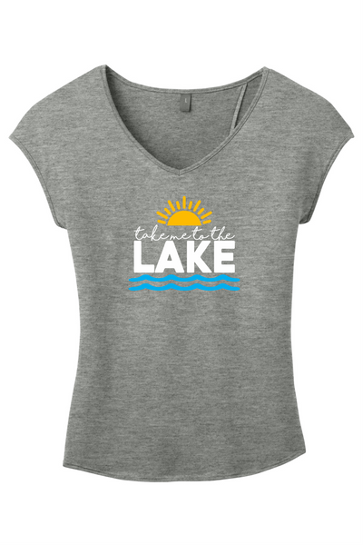 Take Me to the Lake Cross Back Dolman Sleeve T-shirt
