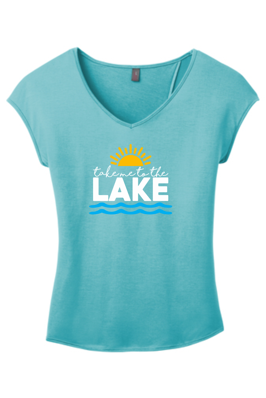 Take Me to the Lake Cross Back Dolman Sleeve T-shirt