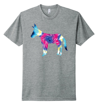 Marble Tie Dye Farm Animal Short-Sleeve Graphic T-shirt