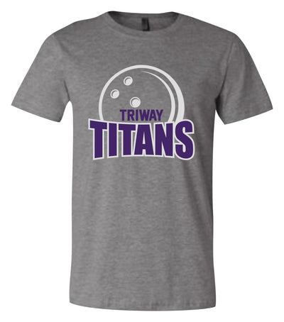 School Mascot Bowling Short Sleeve T-Shirt