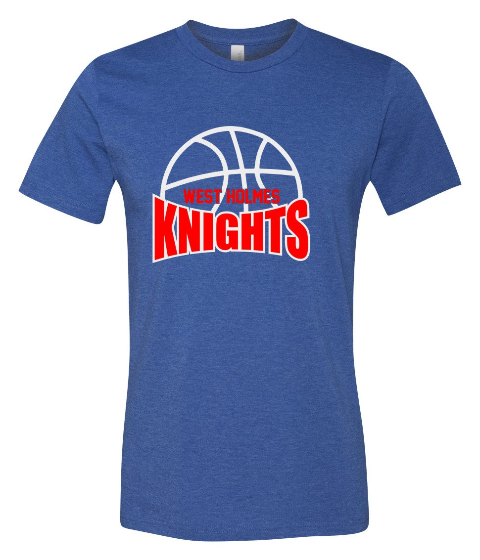 School Mascot Basketball Short Sleeve T-Shirt