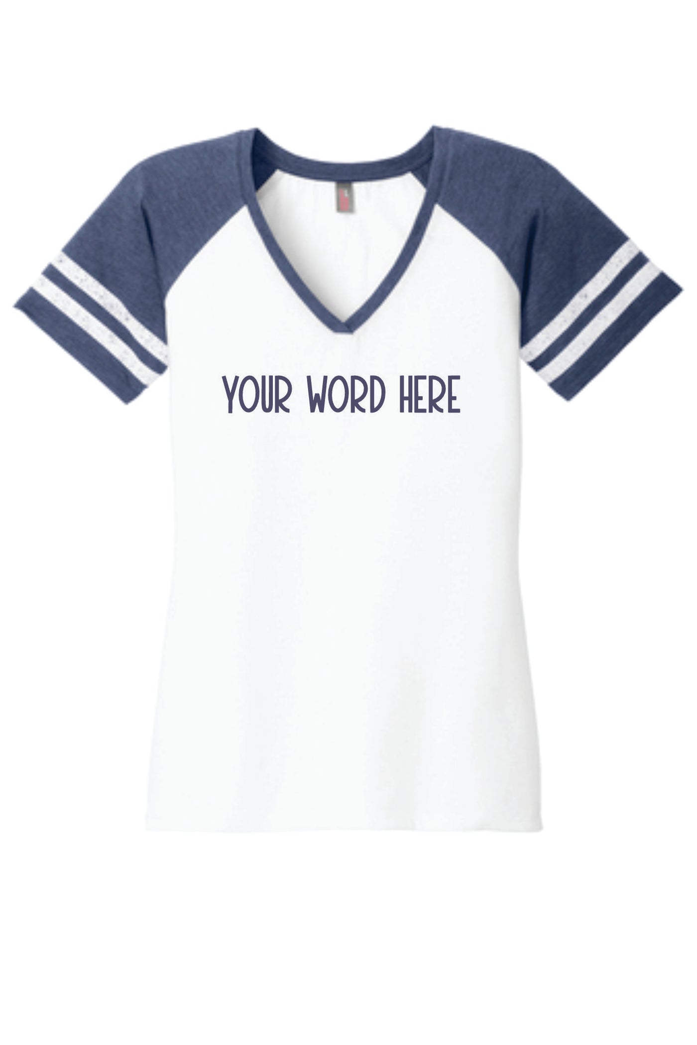 Word of the Year short sleeve v neck shirt