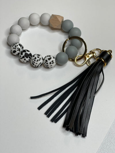 Silicone Beaded Keychain